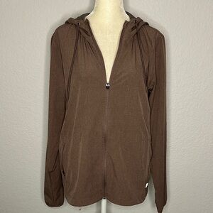 Vuori Women's Brown-Mauve Outdoors Trainer Shell Lightweight Jacket Medium